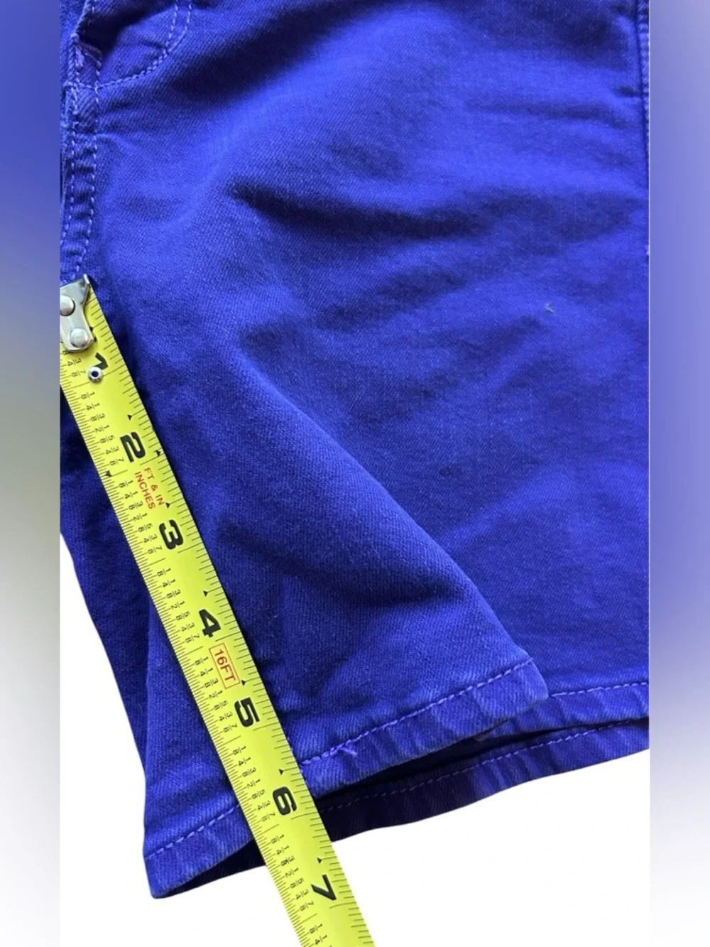 Anthropologie Pilcro and the Letterpress Women's Denim Purple Shorts Size 25 - Picture 5 of 8